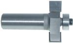 Magnate 1111 Slot Cutter Router Bit - 3/8" Cutting Length; 1/2" Shank Diameter; 3/8" Cutting Depth; 1-1/2" Shank Length; 1-1/4" Overall Diameter