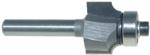 Magnate 1200 Corner Rounding ( Round Over )/Beading Router Bit - 1/8" Radius; 3/8" Cutting Length; 1/4" Shank Diameter; 3/4" Overall Diameter; 1-1/4" Shank Length