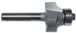 Magnate 1201 Corner Rounding ( Round Over )/Beading Router Bit - 3/16" Radius; 3/8" Cutting Length; 1/4" Shank Diameter; 7/8" Overall Diameter; 1-1/4" Shank Length