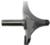 Magnate 1249 Corner Rounding ( Round Over )/Beading Router Bit - 1-3/8" Radius; 1-5/8" Cutting Length; 1/2" Shank Diameter; 3-1/4" Overall Diameter; 1-1/2" Shank Length