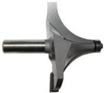 Magnate 1249 Corner Rounding ( Round Over )/Beading Router Bit - 1-3/8" Radius; 1-5/8" Cutting Length; 1/2" Shank Diameter; 3-1/4" Overall Diameter; 1-1/2" Shank Length