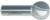 Magnate 2505 Plunge Ball End Carbide Tipped Router Bit - 7/8" Cutting Diameter; 7/8" Cutting Length; 1/2" Shank Diameter; 7/16" Radius; 1-1/2" Shank Length