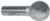 Magnate 2506 Plunge Ball End Carbide Tipped Router Bit - 1" Cutting Diameter; 1" Cutting Length; 1/2" Shank Diameter; 1/2" Radius; 1-1/2" Shank Length