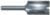 Carving Rougher Bit - 2 Flute, M2 High Speed Steel, : 2842