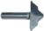 Magnate 3982 Triple Classic Plunge Router Bit - 2" Cutting Diameter; 7/8" Cutting Height; 1/2" Shank Diameter; 3/16" Radius; 2" Shank Length