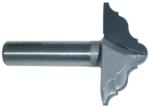 Magnate 3982 Triple Classic Plunge Router Bit - 2" Cutting Diameter; 7/8" Cutting Height; 1/2" Shank Diameter; 3/16" Radius; 2" Shank Length