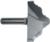 Magnate 3983 Triple Classic Plunge Router Bit - 3" Cutting Diameter; 1-5/8" Cutting Height; 1/2" Shank Diameter; 5/16" Radius; 2" Shank Length