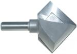 Magnate 5463 Bird Mouth (Bird Beak) Router Bit, 8-Sided - 2" Long Diagonal Edge; 2-1/8" Cutting Height; 2-1/8" Overall Diameter; 1/8" Small Diameter