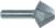 Magnate 5481 Bird Mouth (Bird Beak) Router Bit, 12-Sided - 1" Long Diagonal Edge; 1-1/8" Cutting Height; 1/2" Shank Diameter; 1-9/16" Overall Diameter; 1/8" Small Diameter