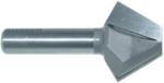 Magnate 5481 Bird Mouth (Bird Beak) Router Bit, 12-Sided - 1" Long Diagonal Edge; 1-1/8" Cutting Height; 1/2" Shank Diameter; 1-9/16" Overall Diameter; 1/8" Small Diameter