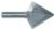 Magnate 5483 Bird Mouth (Bird Beak) Router Bit, 12-Sided - 2" Long Diagonal Edge; 2-1/8" Cutting Height; 1/2" Shank Diameter; 2-1/8" Overall Diameter; 1/8" Small Diameter