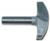 Magnate 5562 Horizontal Crown Molding Router Bit - 2" Cutting Diameter; 3/8" Cove Depth; 5/8" Cutting Height; 1/2" Shank Diameter; 1-19/32" Radius