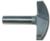 Magnate 5566 Horizontal Crown Molding Router Bit - 2-1/4" Cutting Diameter; 3/8" Cove Depth; 5/8" Cutting Height; 1/2" Shank Diameter; 1-7/8" Radius