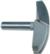 Magnate 5568 Horizontal Crown Molding Router Bit - 3" Cutting Diameter; 7/16" Cove Depth; 11/16" Cutting Height; 1/2" Shank Diameter; 3-3/16" Radius