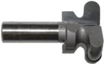 Magnate 7422 Door Pull Router Bit - 1-1/2" Overall Diameter; 7/8" Cutting Length; 5/64" & 15/64" Radius