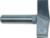 Magnate 7522 Combination Rope Molding Router Bit - 2" Cutting Diameter; 4-1/4" Radius; 0.1193" Profile Height