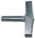 Magnate 7528 Combination Rope Molding Router Bit - 3" Cutting Diameter; 6-3/8" Radius; 0.179" Profile Height