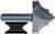 Magnate 7532 Deep Classic Point Router Bit - 1/2" Radius; 2" Cutting Diameter; 1/2" Shank Diameter; 1-3/8" Cutting Height; 2" Shank Length