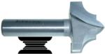 Magnate 7534 Deep Classic Point Router Bit - 3/8" Radius; 1-1/2" Cutting Diameter; 1/2" Shank Diameter; 1" Cutting Height; 2" Shank Length