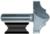 Magnate 7562 Shallow Classic Point Router Bit - 1/2" Radius; 2" Cutting Diameter; 1/2" Shank Diameter; 1" Cutting Height; 2" Shank Length