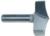 Magnate 7584 Rope Molding Router Bit - 2" Cutting Diameter; 2" Shank Length; 1/2" Shank Diameter; 2-1/8" Radius; 1/4" Profile Height