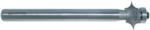 Magnate 7672 Reeding Extended Shank with Bearing Router Bit - 1/2" Bead Height; 1/2" Shank Diameter; 1/4" Radius; BR-05 Bearing