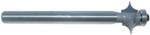 Magnate 7675 Reeding Extended Shank with Bearing Router Bit - 5/8" Bead Height; 1/2" Shank Diameter; 5/16" Radius; BR-05 Bearing