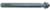 Magnate 7678 Reeding Extended Shank with Bearing Router Bit - 3/16" Bead Height; 1/2" Shank Diameter; 3/32" Radius; BR-05 Bearing