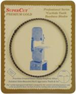 SuperCut B82G38H4 Carbide Impregnated Bandsaw Blade, 82" Long - 3/8" Width; 4 Hook Tooth; 0.025" Thickness