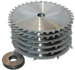 Magnate DS0824 Stackable Dado Set - 203mm Diameter; 5/8" Bore; 24 Tooth; 1/8" - 13/16" Kerf Range